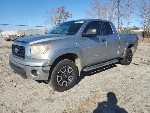 5TBRV54108S478252 - 2008 TOYOTA TUNDRA DOUBLE CAB SILVER photo 1