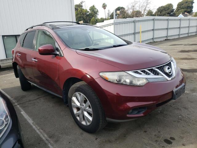 JN8AZ1MU1CW117928 - 2012 NISSAN MURANO S BURGUNDY photo 4