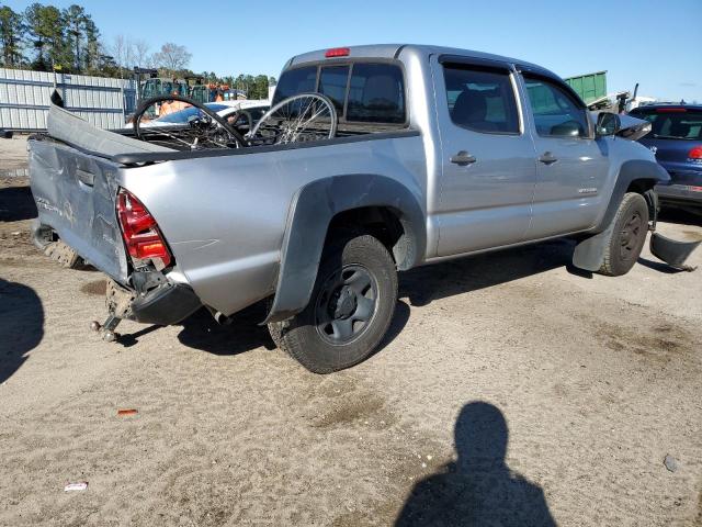 3TMJU4GN3EM160606 - 2014 TOYOTA TACOMA DOUBLE CAB PRERUNNER SILVER photo 3