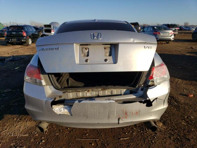 1HGCP36818A015637 - 2008 HONDA ACCORD EXL SILVER photo 6