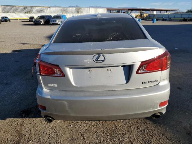 JTHBF5C24B5154491 - 2011 LEXUS IS 250 SILVER photo 6