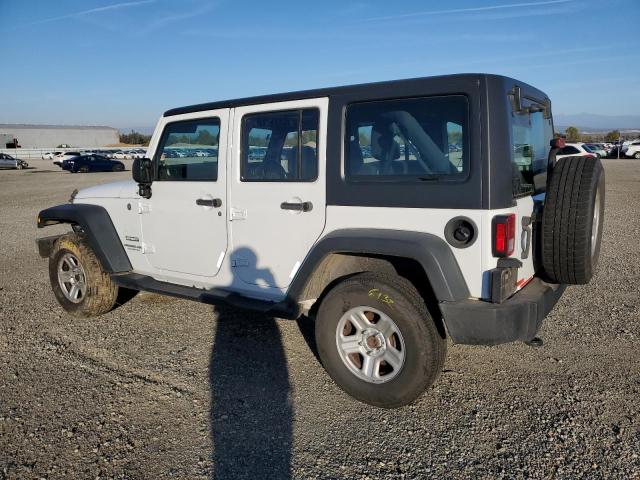 1C4BJWKGXFL680242 - 2015 JEEP WRANGLER U SPORT WHITE photo 2