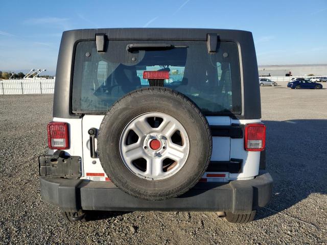 1C4BJWKGXFL680242 - 2015 JEEP WRANGLER U SPORT WHITE photo 6