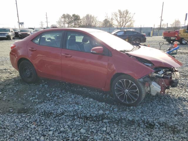 2T1BURHE8EC055987 - 2014 TOYOTA COROLLA L RED photo 4