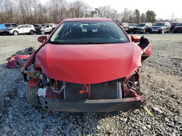 2T1BURHE8EC055987 - 2014 TOYOTA COROLLA L RED photo 5