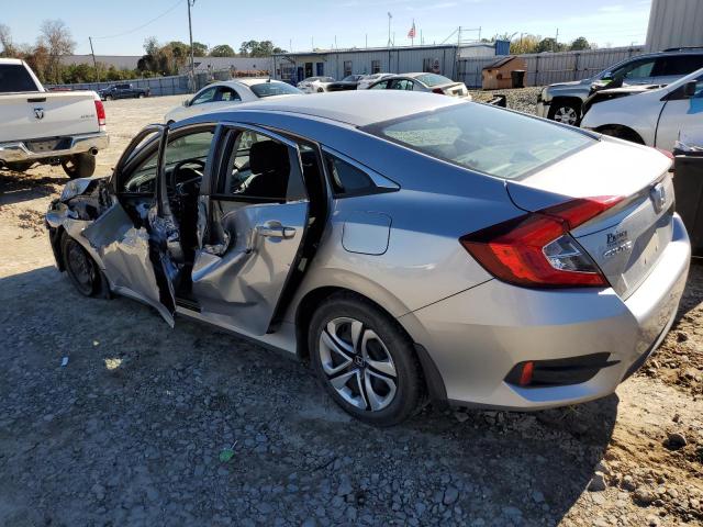 19XFC2F51JE042444 - 2018 HONDA CIVIC LX SILVER photo 2