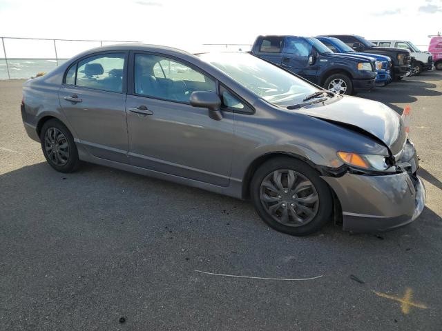 2HGFA15508H301541 - 2008 HONDA CIVIC LX GRAY photo 4