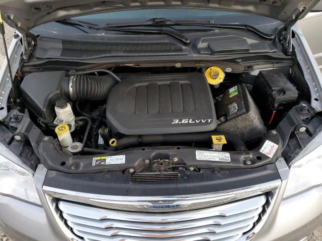 2C4RC1BG1DR780083 - 2013 CHRYSLER TOWN & COU TOURING ვერცხლისფერი ფოტო 12