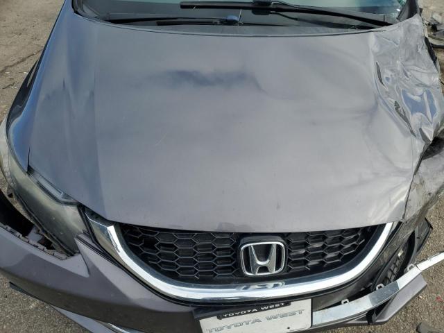 19XFB2F86FE082426 - 2015 HONDA CIVIC EX GRAY photo 11