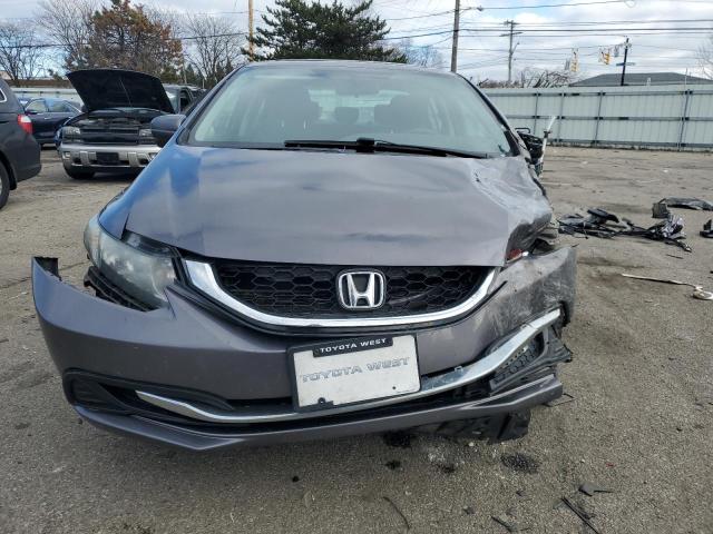 19XFB2F86FE082426 - 2015 HONDA CIVIC EX GRAY photo 5