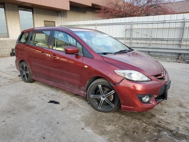 JM1CR293790331876 - 2009 MAZDA 5 BURGUNDY photo 4