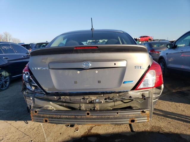 3N1CN7AP7EL851406 - 2014 NISSAN VERSA S GRAY photo 6