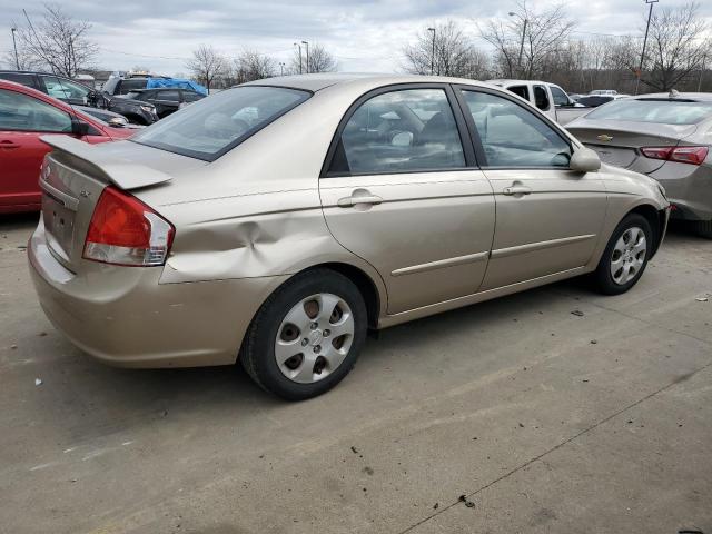 KNAFE121575486371 - 2007 KIA SPECTRA EX TAN photo 3