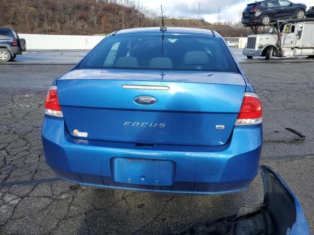 1FAHP3FN0AW239264 - 2010 FORD FOCUS SE BLUE photo 6