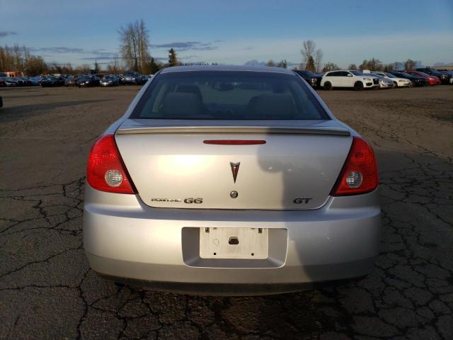 1G2ZH57N994152819 - 2009 PONTIAC G6 GT SILVER photo 6