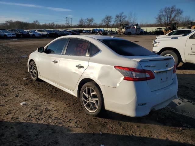 3N1AB7APXDL629022 - 2013 NISSAN SENTRA S WHITE photo 2