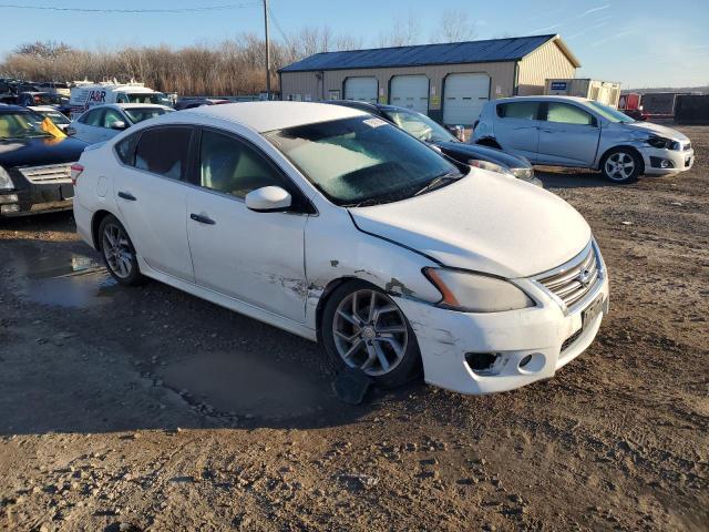 3N1AB7APXDL629022 - 2013 NISSAN SENTRA S WHITE photo 4