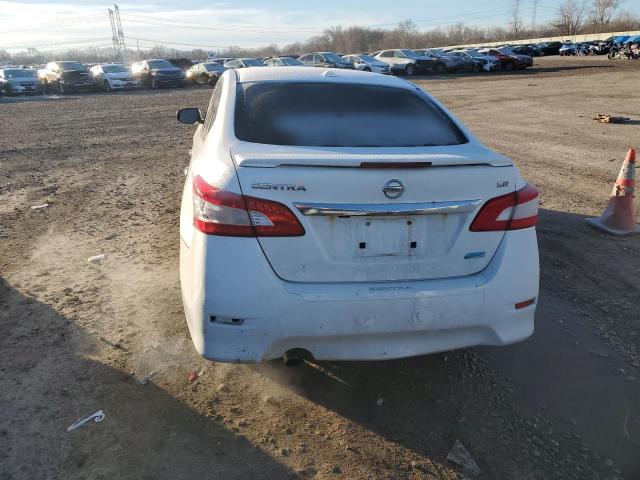 3N1AB7APXDL629022 - 2013 NISSAN SENTRA S WHITE photo 6