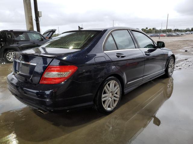 WDDGF56X48R031800 - 2008 MERCEDES-BENZ C 350 BLUE photo 3