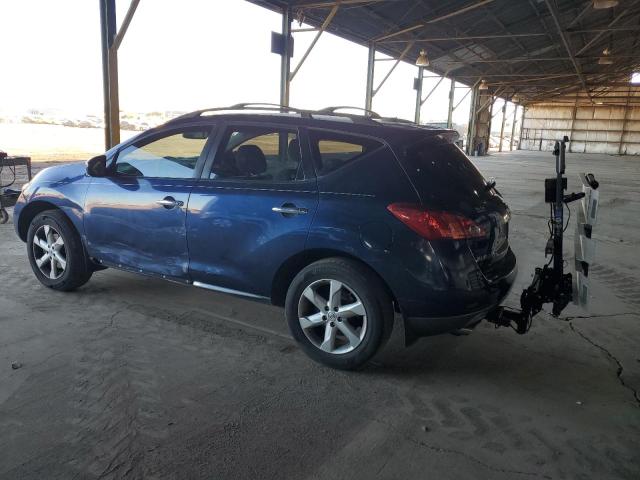 JN8AZ18U89W009972 - 2009 NISSAN MURANO S BLUE photo 2