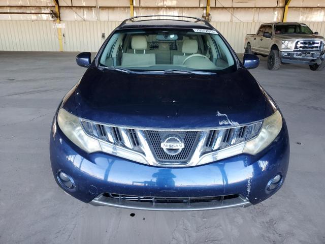 JN8AZ18U89W009972 - 2009 NISSAN MURANO S BLUE photo 5