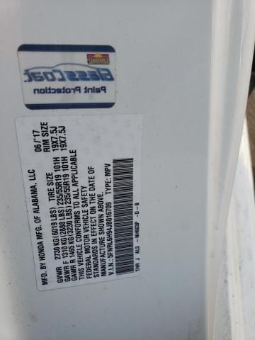 5FNRL6H94JB016709 - 2018 HONDA ODYSSEY ELITE أبيض صورة 14