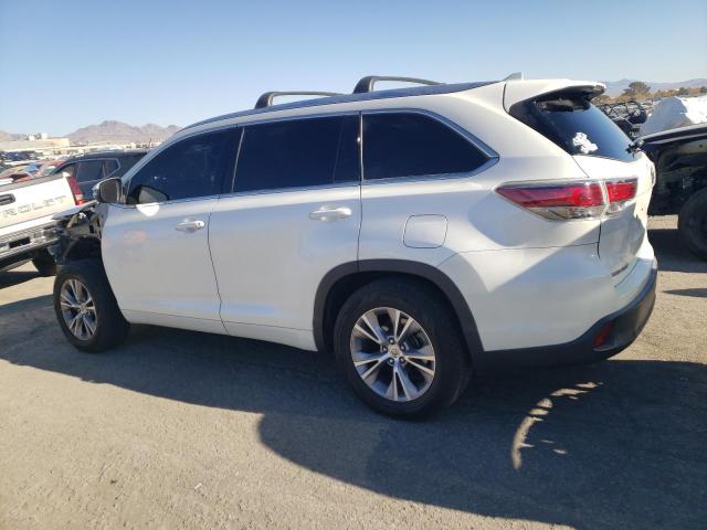 5TDKKRFH3FS101110 - 2015 TOYOTA HIGHLANDER XLE WHITE photo 2
