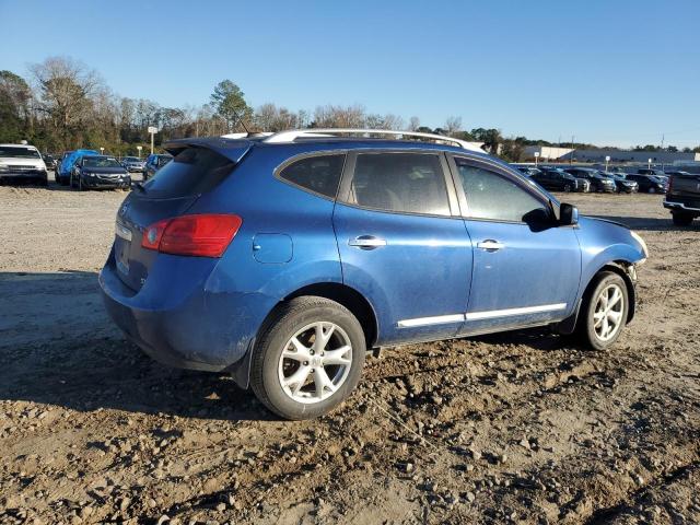 JN8AS5MT5BW165787 - 2011 NISSAN ROGUE S BLUE photo 3