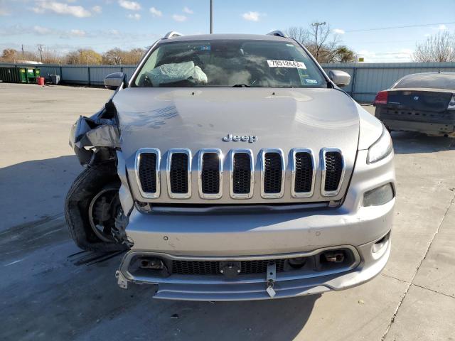 1C4PJMJS3GW314137 - 2016 JEEP CHEROKEE OVERLAND SILVER photo 5