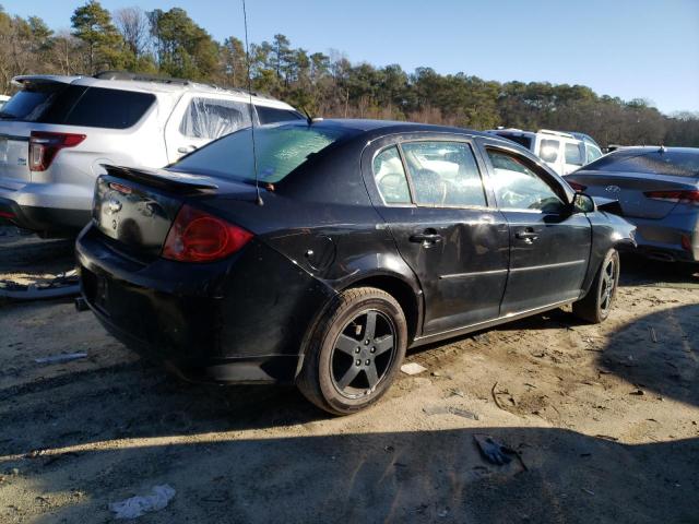 1G1AT58H097213756 - 2009 CHEVROLET COBALT LT BLACK photo 3