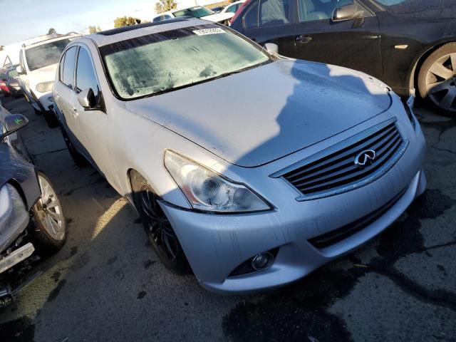 JN1CV6AP7DM723424 - 2013 INFINITI G37 BASE SILVER photo 4