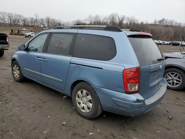 KNDMC233076030732 - 2007 HYUNDAI ENTOURAGE GLS BLUE photo 2