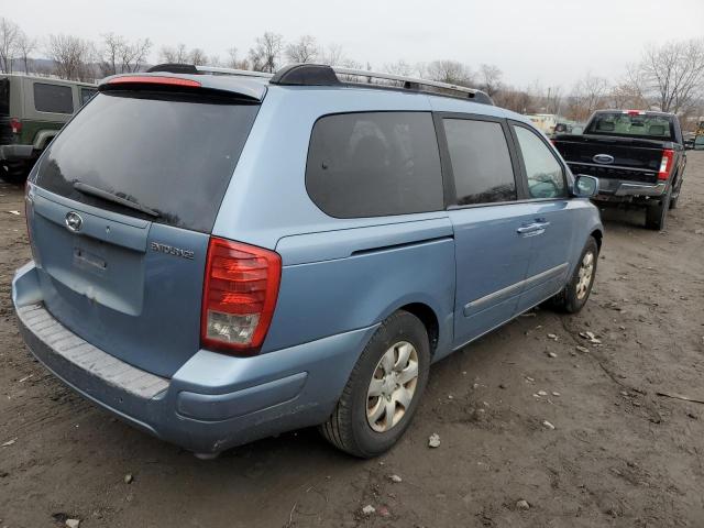 KNDMC233076030732 - 2007 HYUNDAI ENTOURAGE GLS BLUE photo 3