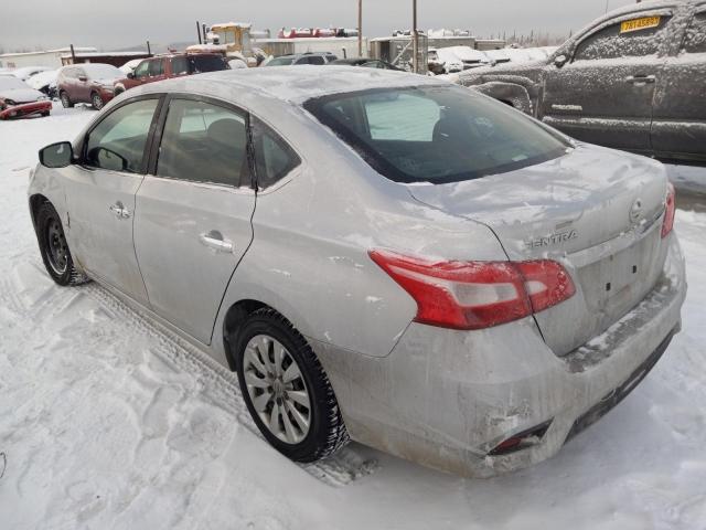 3N1AB7AP8HY265224 - 2017 NISSAN SENTRA S SILVER photo 2