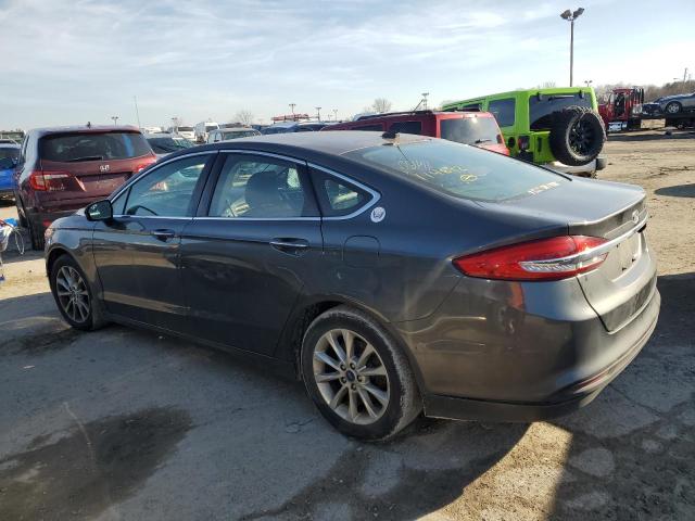 3FA6P0HD0HR114692 - 2017 FORD FUSION SE GRAY photo 2