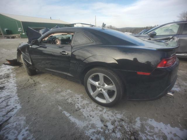 2G1FD1E31F9281742 - 2015 CHEVROLET CAMARO LT BLACK photo 2