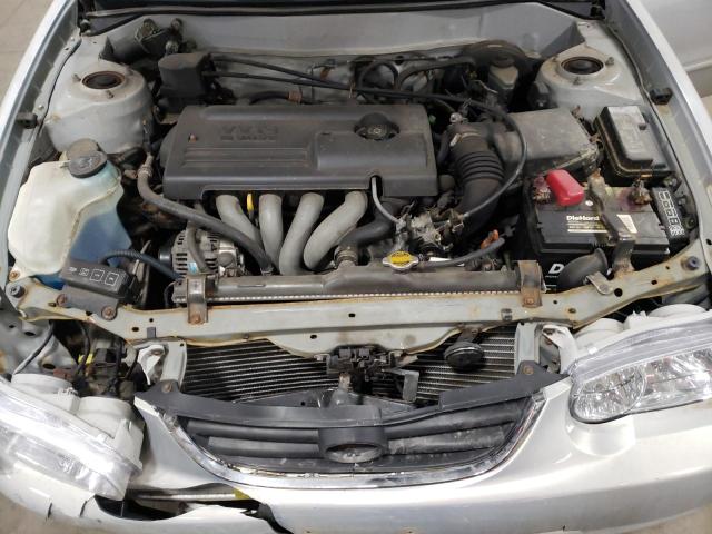 2T1BR12E21C424767 - 2001 TOYOTA COROLLA CE SILVER photo 11