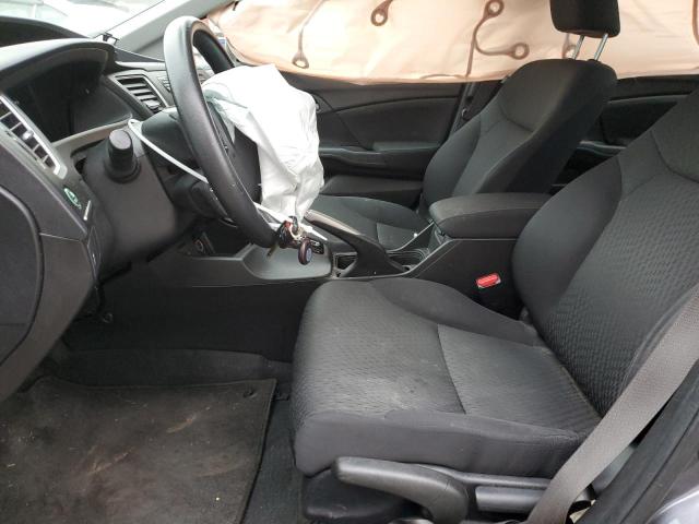 2HGFB2F50FH504783 - 2015 HONDA CIVIC LX GRAY photo 7