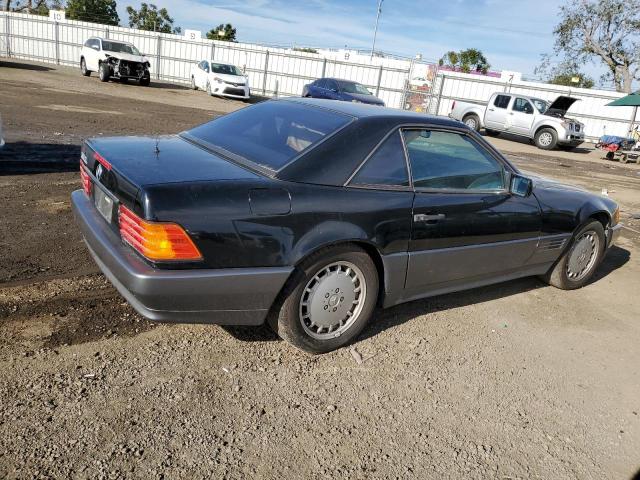 WDBFA66E1MF022765 - 1991 MERCEDES-BENZ 500 SL BLACK photo 3