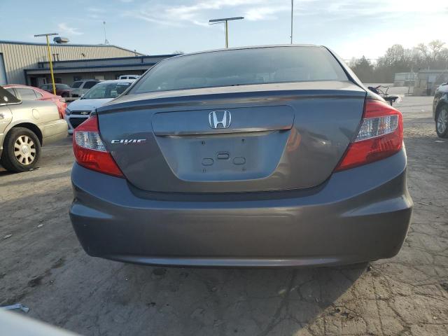 19XFB2F5XCE389342 - 2012 HONDA CIVIC LX SILVER photo 6