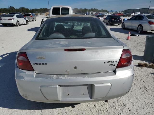 1B3ES56C85D143407 - 2005 DODGE NEON SXT SILVER photo 6