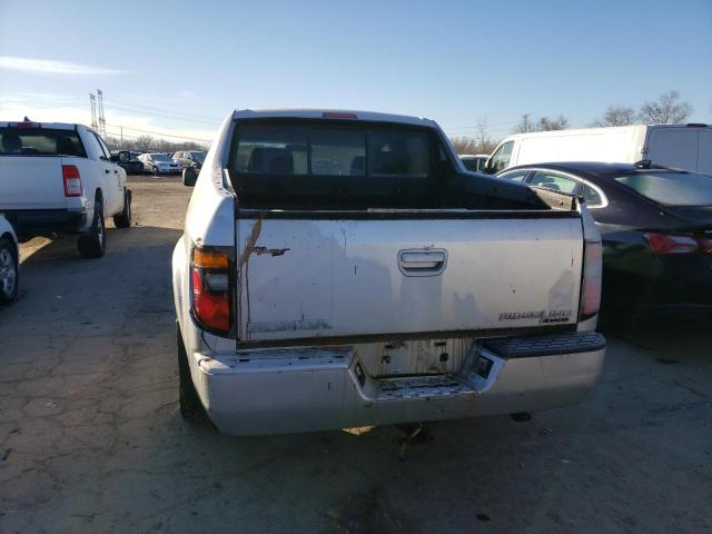 2HJYK16446H520019 - 2006 HONDA RIDGELINE RTS SILVER photo 6