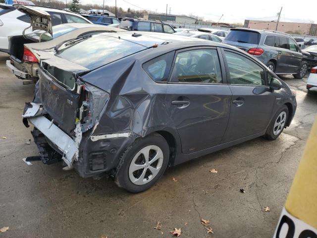 JTDKN3DU7E1815323 - 2014 TOYOTA PRIUS GRAY photo 3