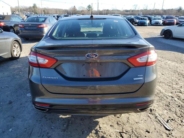 3FA6P0H90FR199588 - 2015 FORD FUSION SE GRAY photo 6