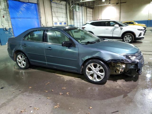 3FAHP0HA4CR353458 - 2012 FORD FUSION SE BLUE photo 4