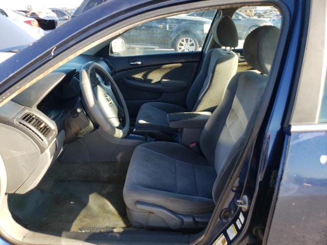 3HGCM56455G708838 - 2005 HONDA ACCORD LX BLUE photo 7