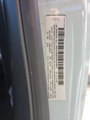 3VWRG3AG5AM033345 - 2010 VOLKSWAGEN NEW BEETLE BLUE photo 12