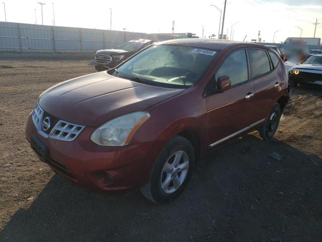 JN8AS5MV0DW147766 - 2013 NISSAN ROGUE S BURGUNDY photo 1