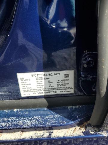 5YJSA1E66PF511930 - 2023 TESLA MODEL S BLUE photo 13
