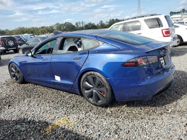 5YJSA1E66PF511930 - 2023 TESLA MODEL S BLUE photo 2